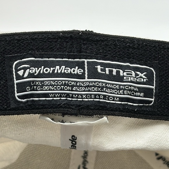 TaylorMade Penta White Baseball Golf Hat L/XL HT7570 - Picture 5 of 5